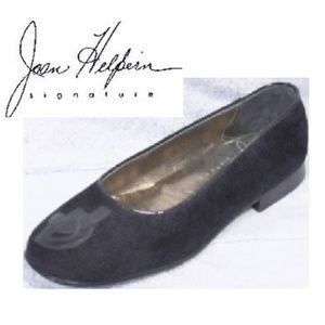 NEW Handmade Italy Joan Helpern Logo Ballet Flats